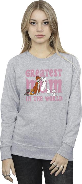 Actual product image Disney Womens/Ladies The Aristocats Greatest Mum Sweatshirt (XXL)