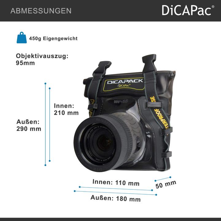 Actual product image DiCAPac Wp-S5 (Camera inner pocket, 1 l)