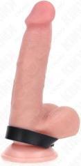 Actual product image Kink LEATHER PENIS RING WITH PRESS STUD 21.5 X 1.5 CM