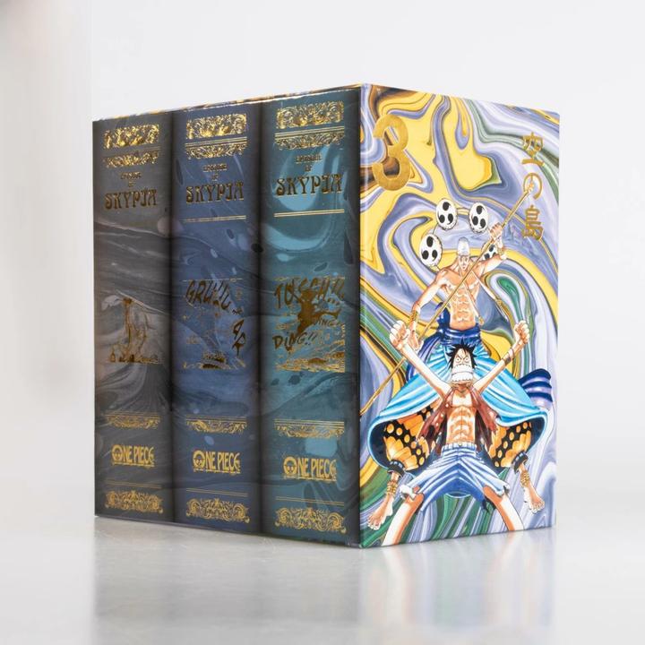 Produktbild One Piece Sammelschuber 3: Skypia (inklusive Band 24–32) (Deutsch, Eiichiro Oda, 2023)