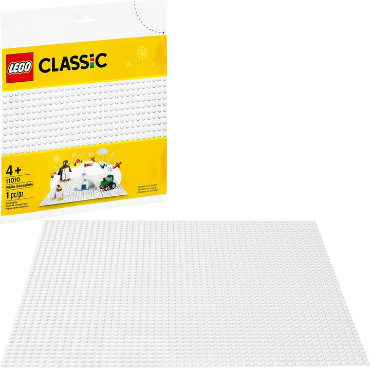 Produktbild LEGO Weisse Bauplatte (11010, LEGO Classic)