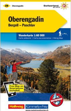 Produktbild Wanderkarte Oberengadin