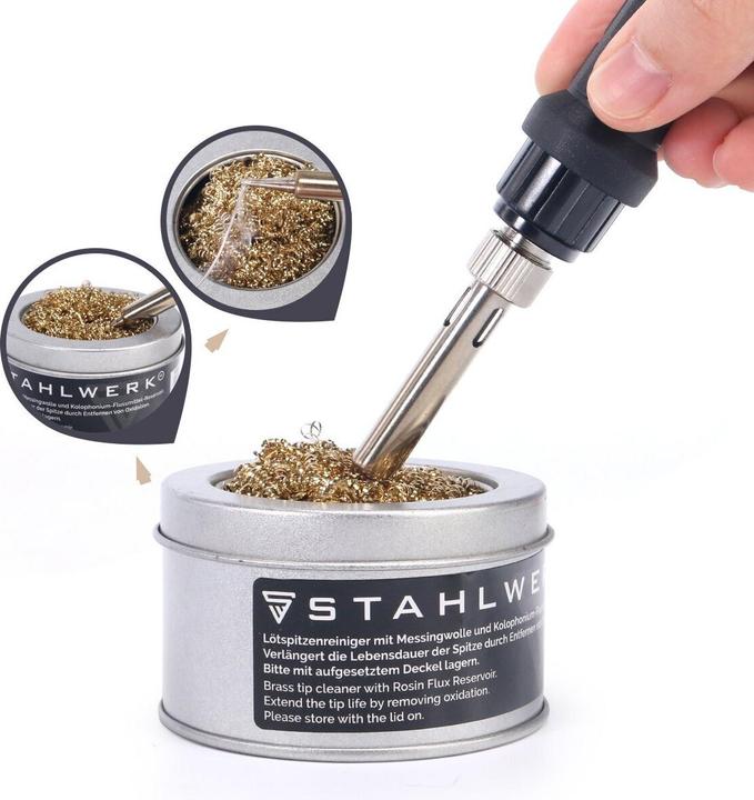Immagine prodotto Stahlwerk Saldatore a batteria BLK-8 ST con temperatura di saldatura di 480°C in un set completo