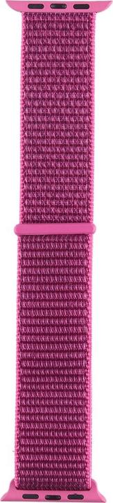 Actual product image Cover-Discount Apple Watch 42 / 44mm - Nylon strap with velcro purple (42 mm, 44 mm, Nylon)
