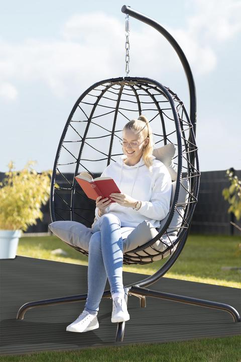 Actual product image ® Hängesessel Solo mit Gestell und Polster (150 kg)