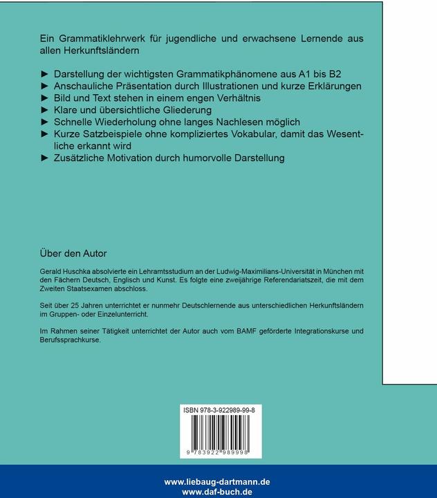 Produktbild Deutsche Grammatik - sehen und verstehen (Deutsch, Gerald Huschka, 2022)