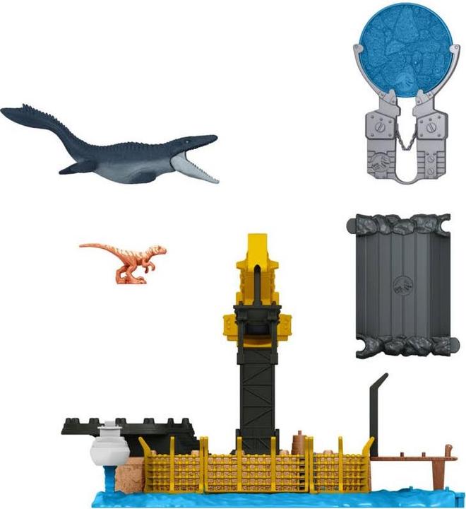 Immagine prodotto Jurassic World MINIS PLAYSET MOSASAURUS MAYHEM™ Playset