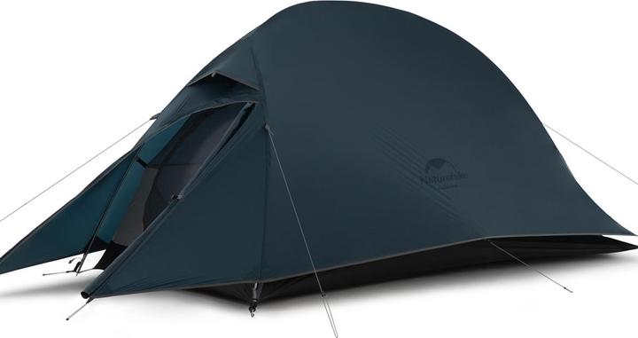 Actual product image Naturehike Ultralight one-man cloud up-1 tent new version 20D navy+ mats (1 person)