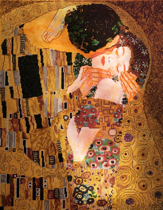 Actual product image Diamond Dotz Diamond Painting The Kiss (Klimpt)