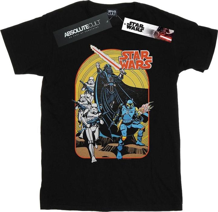 Produktbild Star Wars Vintage Comic Scene TShirt (3XL)