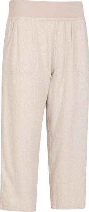 Actual product image Mountain Warehouse Womens/Ladies Skye Linen Blend Capri (34 D)