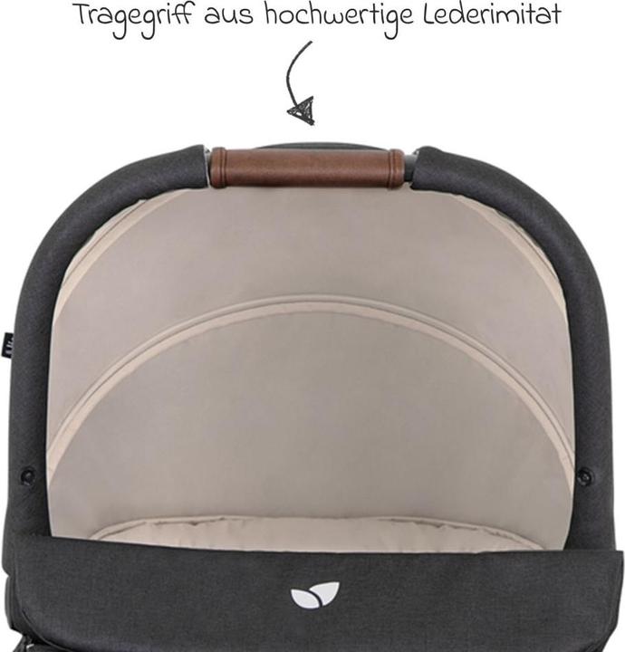 Image du produit Joie Nacelle Ramble XL de la naissance à 9 mois pour Versatrax, Rehausseurs de poussette