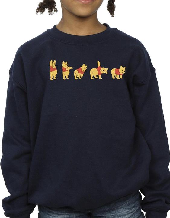 Actual product image Disney Girls Winnie The Pooh Stretching Sweatshirt (152, 158)