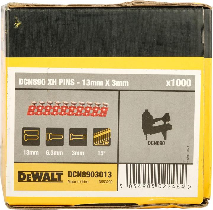 Actual product image DeWalt DCN8903013 Nail