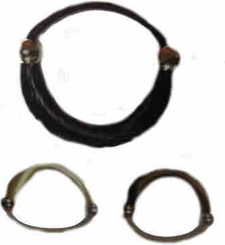 Actual product image A&A Hair tie with synthetic hair (Hair tie)