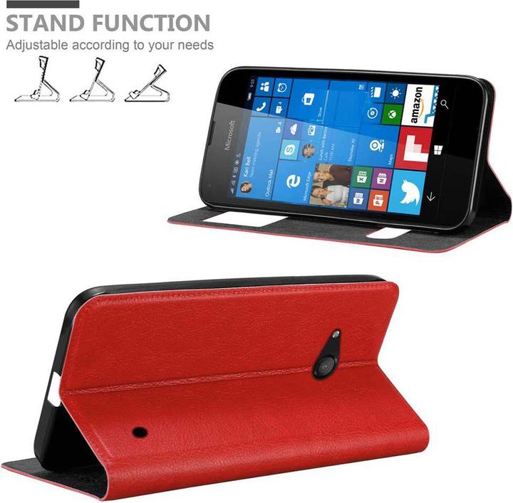 Produktbild Cadorabo Book mit View Doppelfenster Cover (Microsoft Lumia 550)