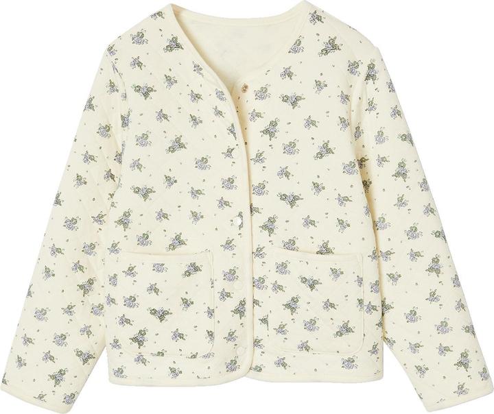 Produktbild Vertbaudet Mädchen-Set: Geblümte Jacke mit Steppnähten & Kleid (92)