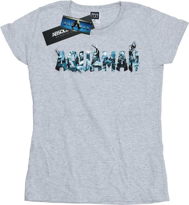 Produktbild Aquaman Text Logo TShirt (XXL)