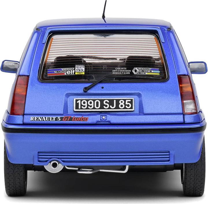 Actual product image Solido 1:18 Renault 5 GT Turbo MK2 blue