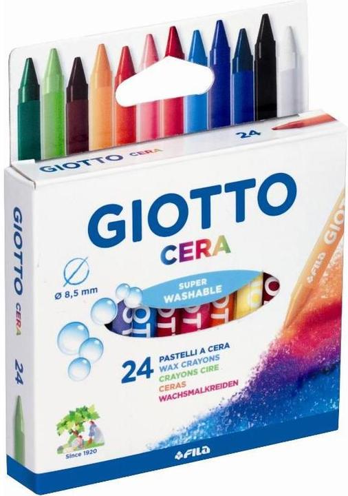 Immagine prodotto Giotto Pastelli a cera multicolore, 24 pezzi (Multicolore, 24 x)