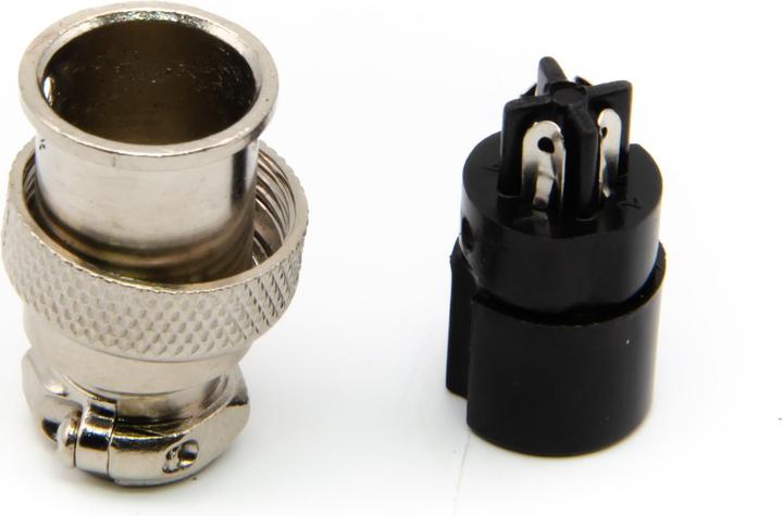 Produktbild Purecrea GX16-4P Stecker 16mm Female für Kabelmontage