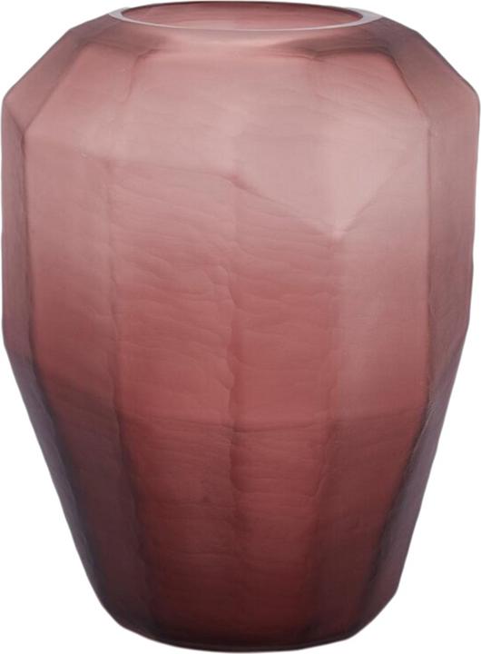 Image du produit Edg Facettes verre mat Bordeaux H : 38 cm