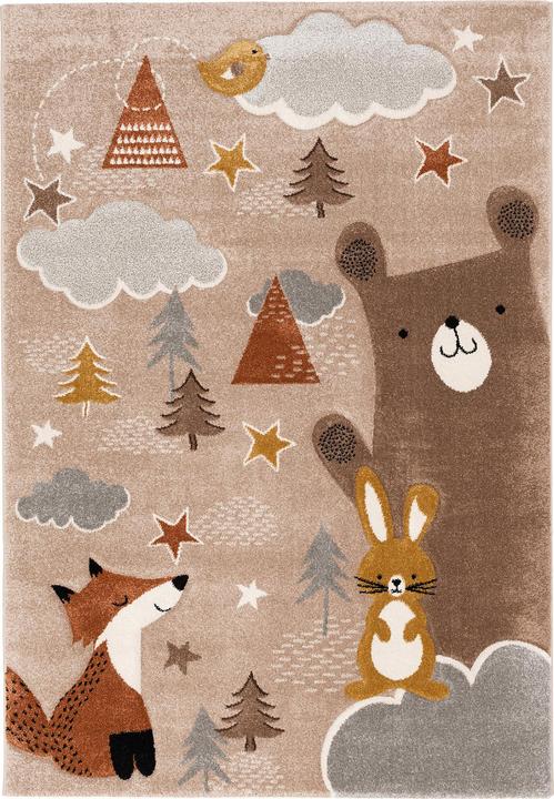 Image du produit Pergamon Tapis pour enfants Maui Kids renard et ours (80 x 150 cm)