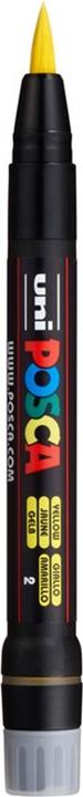 Actual product image Posca Brush tip marker (Yellow, 10 mm, 1 x)