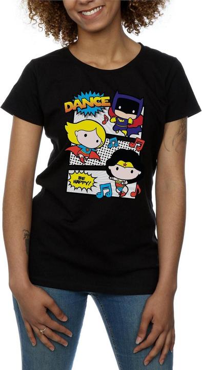Image du produit - T-shirt CHIBI SUPER FRIENDS DANCE - Femme (S)