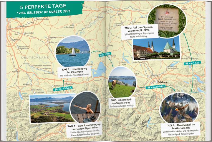 Produktbild OUTDOOR GUIDE Reiseführer Chiemgau & Berchtesgadener Land (Deutsch, Andreas Gruhle, 2024)