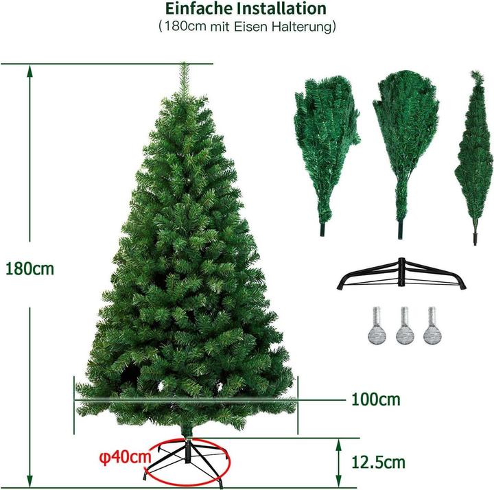 Image du produit Cbx 100 pièces Boules de Noël Rouge Vert Or (100 -pièce)