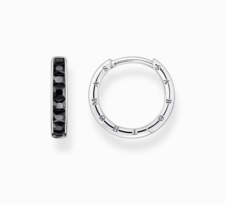 Immagine prodotto Thomas Sabo Creoli pietre nere pavé d'argento (Argento 925)
