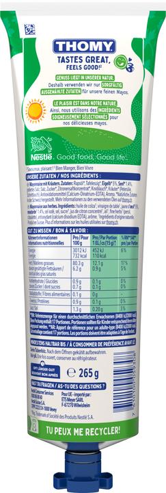 Image du produit THOMY Mayonnaise aux herbes (265 g)