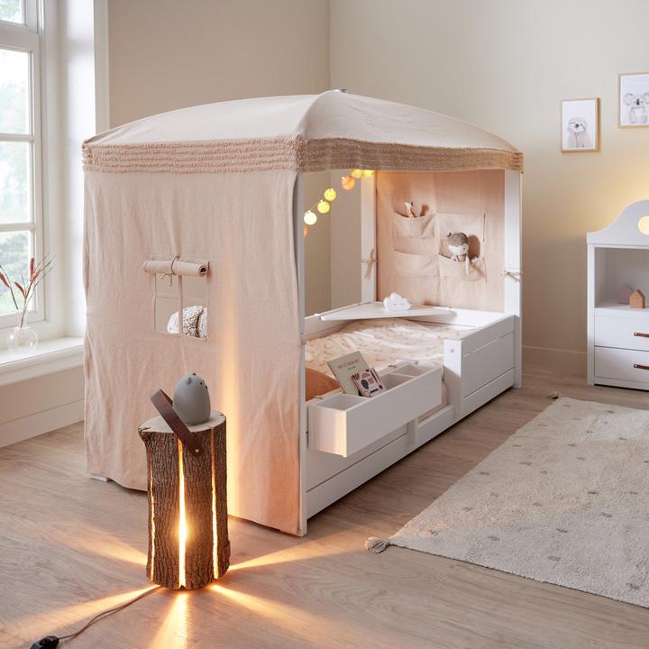 Immagine prodotto Lifetime Kidsrooms Letto a baldacchino 4 in 1 con baldacchino Fairy Dust,, Inclusa rete a doghe (90 x 200 cm)