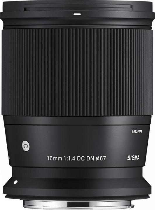 Produktbild Sigma 16mm F1,4 DC DN | Contemporary (Canon RF) (Canon RF, APS-C / DX)