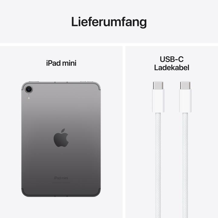 Produktbild Apple iPad mini (2024) (5G, 8.30", 128 GB, Space Grey)