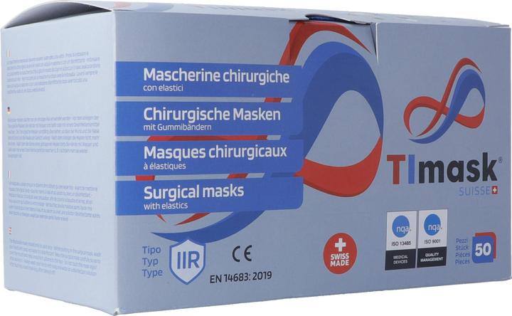 Actual product image Timask Disposable mask (Type IIR, 50 x)