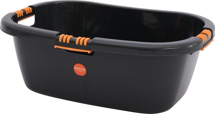 Produktbild Siena Home Wäschewanne "Aversa" 65 cm schwarz mit Softgriff (28 l)