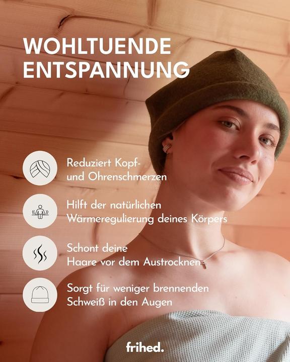 Produktbild frihed. Saunamütze