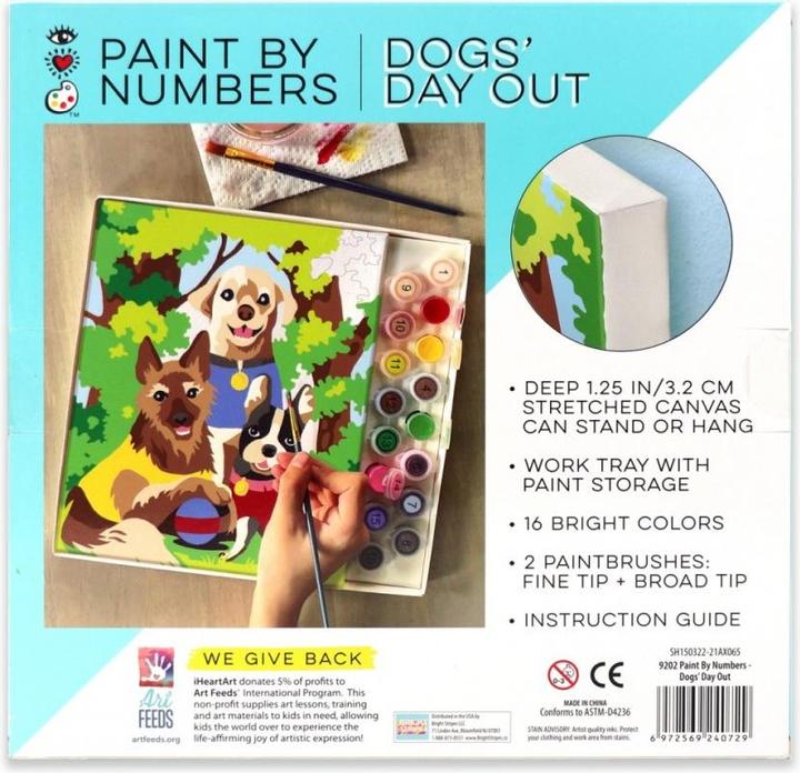 Actual product image Stnux Painting by numbers dogs
