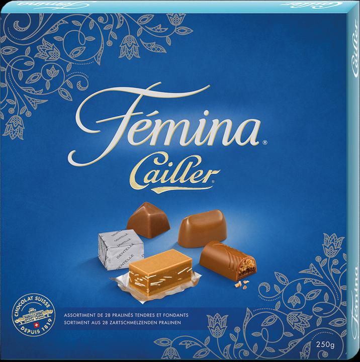 Image du produit Cailler Fémina Pralines Noir (250 g)