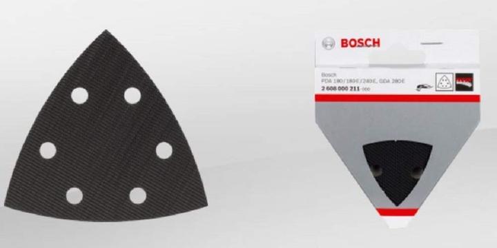 Actual product image Bosch Professional Zubehör Grinding plate for Bosch triangular grinder, GDA 280 E PDA 180 PDA 180 E PDA 240 E