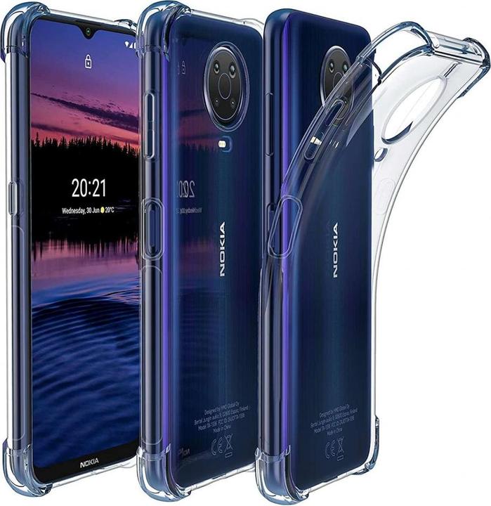 Produktbild Screenguard Nokia G20 Hülle Crystal Soft Airbag Bumper (Nokia G20)