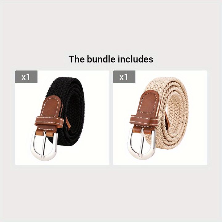 Produktbild Only-Bags.Store Gürtel - geflochtener Gummibund - für Hosen (100)