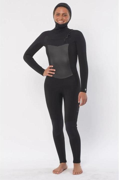 Actual product image Sisstrevolution Ladies Wetsuit - 7 Seas - - Chest Zip - with Hood (5/4 mm, 4)