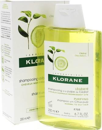 Actual product image Klorane Cedrat (200 ml, Liquid shampoo)