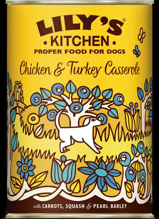 Image du produit Lily's Kitchen Casserole de poulet et de dinde (Adulte, 1 pcs, 400 g)