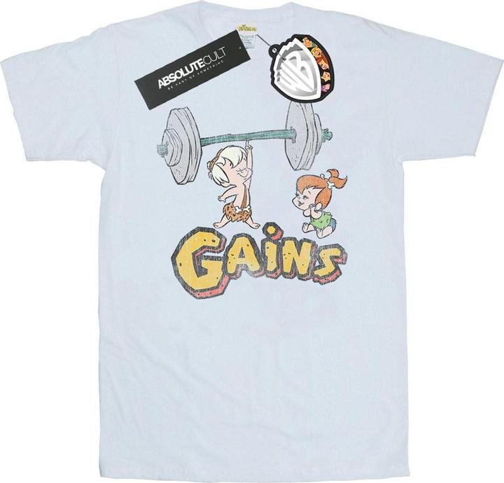 Image du produit The Flintstones - T-shirt BAM BAM GAINS DISTRESSED - Homme (XXL)