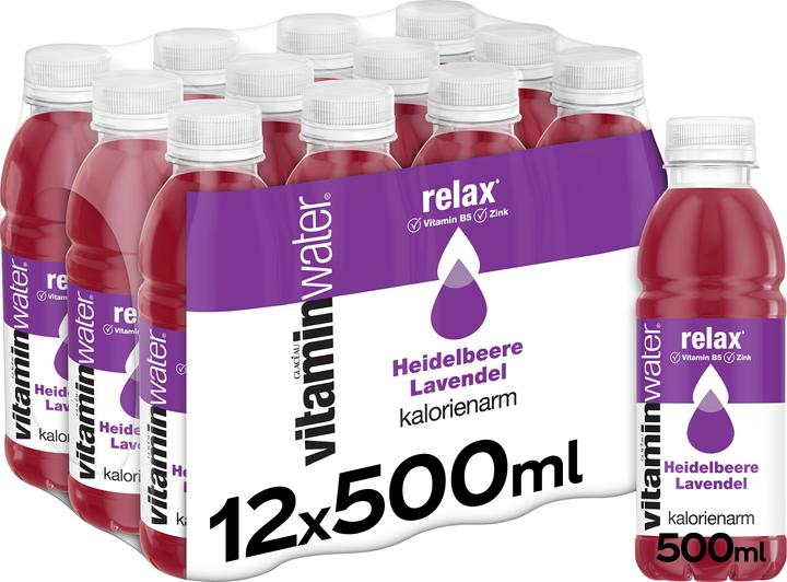Immagine prodotto Glacéau vitaminwater Relax (Mirtillo, Lavanda, 12 x)