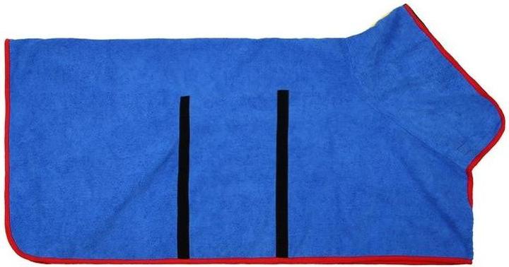 Produktbild JTI Bademantel für Hund - blau - Grösse M (M, Hundebademantel)